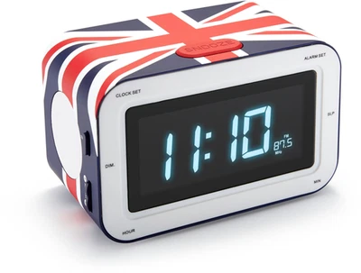 Radiowecker digital Uhr Radio Dual Alarm LCD Display Großbritannien  Bigben RR30 - Bild 1 von 4