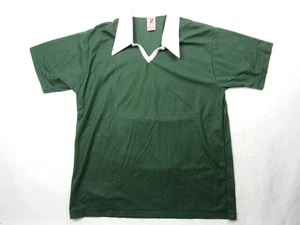 Vtg 1970's Fruit of The Loom Condor Collared Shirt Sz XL V Neck Hippie Disco - Picture 1 of 12