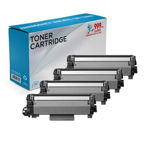 TN2510XL Compatible 4 Pack Black Toner fits For Brother TN2510XL HL-L2400DWE DCP - Picture 1 of 7