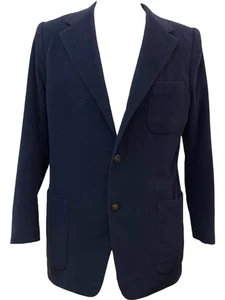 Canali Proposta Navy Wool Angora Blazer Tailored Classic Style Jacket - Size 50 - Picture 1 of 8