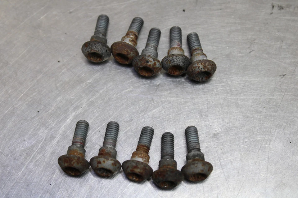 03-04 YAMAHA YZF R6 06-09 R6S FRONT BRAKE ROTOR BOLTS DISC HARDWARE SCREW SET Foto 1 de 4