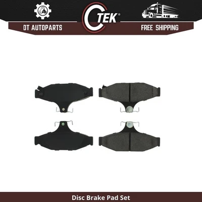 Para Chevrolet Corvette 1988-1996 | Pastillas de freno de disco traseras centradas | Semimetálicas Foto 1 de 4