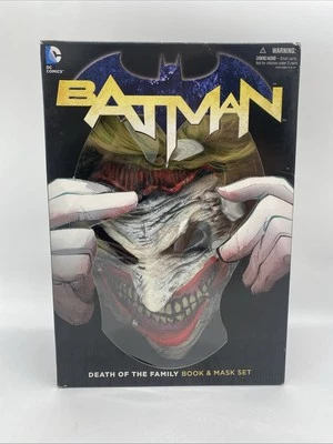 DC Comics Batman: Death of The Family Book and Mask Set The Joker - Image 1 of 4