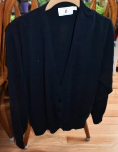 American Airlines maglione/cardigan blu navy L AMR uniforme assistente di volo - Foto 1 di 5