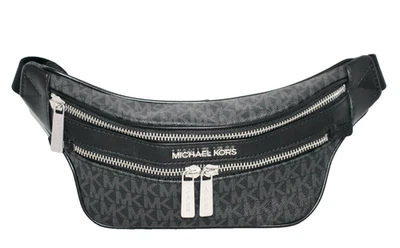 MICHAEL KORS Kenly Small Signature Waist Fanny Pack Belt Bag Black 35T06Y9N1B - Image 1 of 4