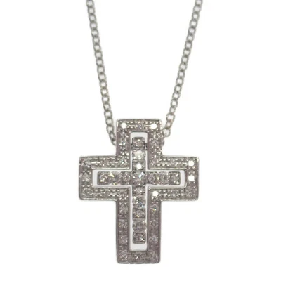 Damiani Belle Epoque XXS Necklace K18 White Gold Diamond Women's ISY - Image 1 of 4