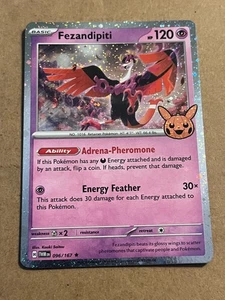 2024 POKEMON Trick or Trade Fezandipiti (Cosmos Holo) #096/167 CARD Holo Rare - Picture 1 of 2