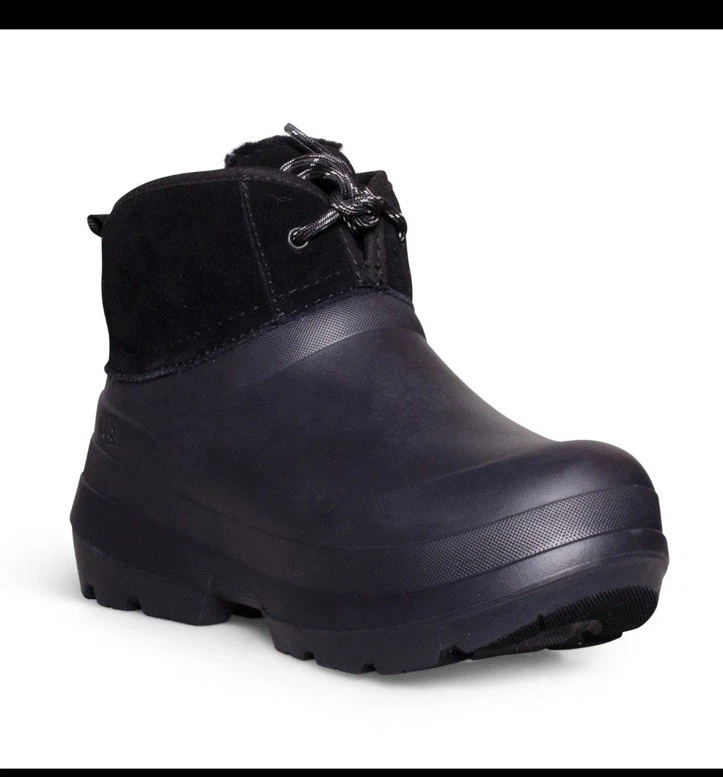 UGG TASMAN X LACE BLACK SUEDE WOOL WATERPROOF WOMEN'S BOOTS SIZE US 8/UK 6 NEW - Image 1 of 4