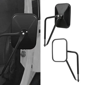 Side Rearview Mirror Rear View Mirrors Powder Coated Finish For Vehicle - Picture 1 of 22
