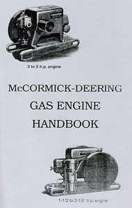 International McCormick Deering Type M Gas Engine Motor Handbook Hit Miss 1.5hp - Picture 1 of 3