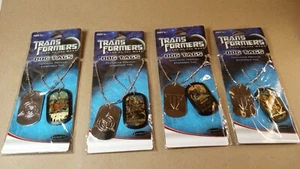 Lot of 4 Transformer Dog Tag Fun Packs Dark Of The Moon 2011 - Picture 1 of 15