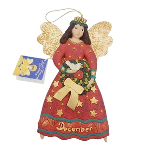 Midwest of Cannon Falls Viv Eisner Hess Diciembre Ángel Nacimiento Mes Ornamento - Imagen 1 de 6