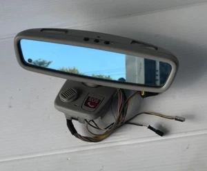 04-05 Mercedes S430 S500 S600 S55 Rearview Mirror Home links Lights SOS - Picture 1 of 5