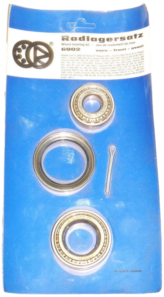 RUVILLE 6902 Radlager Satz hinten passt für TOYOTA Carina Celica Corona Cressida - Изображение 1 из 1