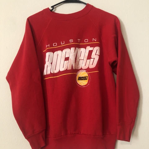 Houston Rockets Vintage Crewneck Sweater Youth Sz M Cover