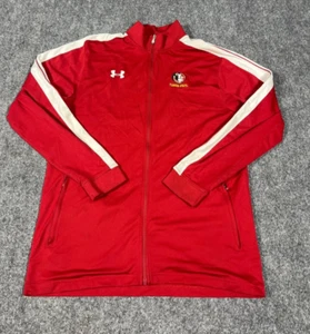 Under Armour Herren Jacke rot Full-Zip Florida State Football Logo Größe L - Bild 1 von 14