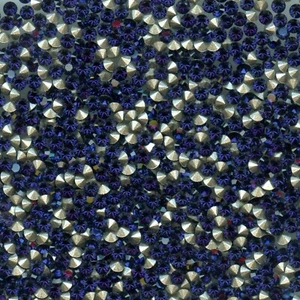 1028 PP31 DI *** 40 Swarovski Strasssteine konischer Boden PP31 (4,0)mm) DARK INDIGO - Bild 1 von 4