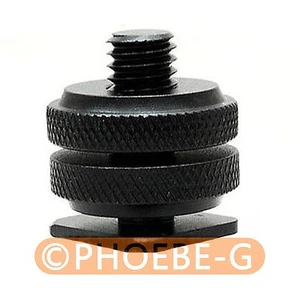 Pro Type 1/4"-20 Tripod screw to Flash Hot Shoe Adapter - Picture 1 of 1