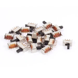 20 Stk. 3 Anschlüsse PCB Montage 2 Position SPDT Horizontal Mini Schiebeschalter - Bild 1 von 1
