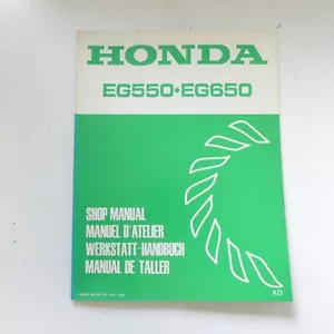 original Werkstatthandbuch Honda Generator Stromerzeuger Stromaggregat EG550 650 - Bild 1 von 5