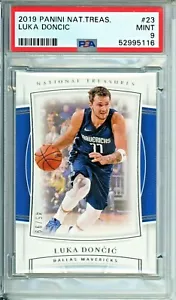 National Treasures Mavericks Luka Doncic 2019-20 45/99 PSA 9 - Imagen 1 de 2