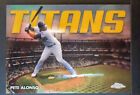 2023 Topps Chrome Update Titans Pete Alonso /50 Gold Refractor New York Mets