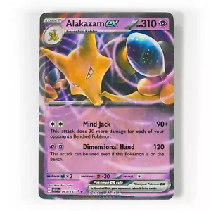 Pokemon - Alakazam ex - 065/165 - Scarlet & Violet: 151 - Half Art Card - Picture 1 of 1