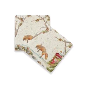 Winter Post Coasters (pair) by Kate of Kensington - Picture 1 of 1