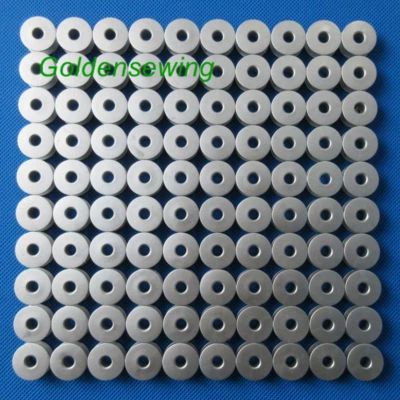 100 MÁQUINA DE COSTURA INDUSTRIAL TAMANHO L BOBINAS DE ALUMÍNIO PARA MÁQUINAS REGULARES - Imagem 1 de 3