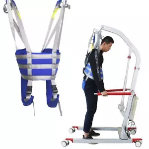 Full Body Lift Sling Hoyer Patient Walking Standing Aid Adjustable Waist Range - Picture 1 of 6