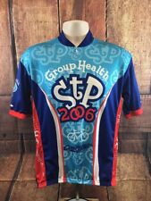 Vomax Full Zipper Group Health STP 2006 Blue Cycling Jersey Men’s Size Large