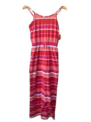 Gymboree Girls Maxi Dress 14 NWT Striped Summer Sundress Beach Casual Church - Image 1 of 4