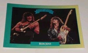 Tarjetas coleccionables Brockum RockCards #214 Bon Jovi Rock Hair 1991 🎸 banda de metal - Imagen 1 de 12