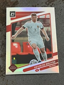 2021-22 Donruss Optic Road To Qatar Soccer Prizm Silver #11 Kevin De Bruyne - Imagen 1 de 10
