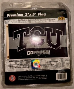 New TCU Texas Christian Horned Frogs NCAA Football Flag Double Side Print 3’x 5’ - Picture 1 of 1