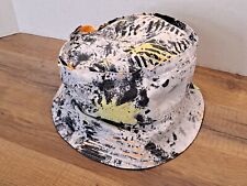 Bula Vintage Bucket Boonie Canvas Neon Paint Splatter Style Cap Hat NICE
