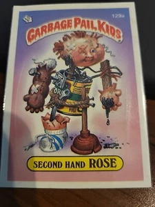 Vintage 1986 Topps Garbage Pail Bambini 129a ROSA SECONDA MANO - Foto 1 di 2