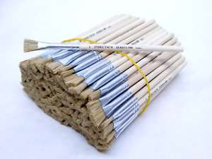 144 Pack Acid Brushes 6" Solder Plumbing Glue Paint Craft Bulk Gross Wood 100 HR