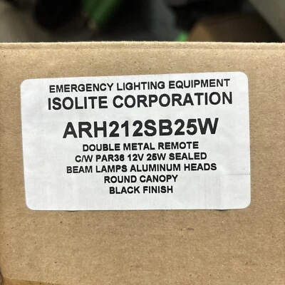 Isolite Corporarion, Double Metal Remote, C/W PAR36 12V 25W, Sealed Beam Lamps - Image 1 of 4