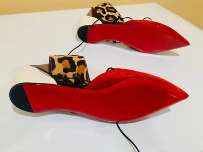 zapatos mujer Christian Louboutin (planos con parte superior alta) hermosos y elegantes. Foto 1 de 4
