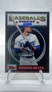 2020 Topps Finest Flashbacks Mookie Betts Los Angeles Dodgers MVP # 39 - Picture 1 of 2