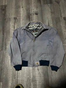 Giacca Santa Fe vintage anni 90 Carhartt JS1155 color verde acqua sbiadita foderata western taglia S - Foto 1 di 5
