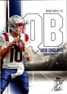 2024 Topps Signature Class Drake Maye RC Rookie Card #152 - New England Patriots - Picture 1 of 2