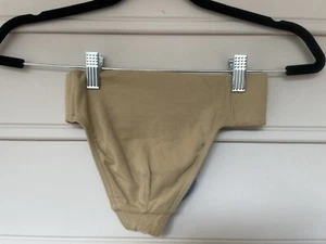 (250) NWT Capezio Mens dance Thong Underwear Tan Size Small - Picture 1 of 3