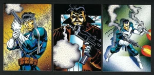1992 Marvel The Punisher War diario voce graffio N sniff sottoset carta inserto - Foto 1 di 2