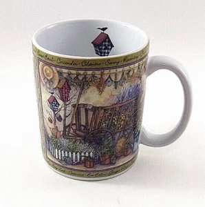 Vtg 1997 Lang and Wise Collector Mug ~ The Herb Wagon ~Sherri Buck Baldwin SBB#5 - Picture 1 of 9