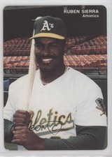 1993 Mother's Cookies Oakland Athletics Stadium Giveaway Ruben Sierra #5