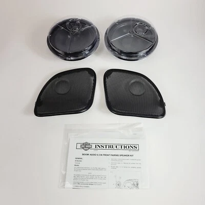 Alto-falantes Harley Davidson Road Glide Boom Audio 6.5 alto desempenho novo 76000548 - Imagem 1 de 4