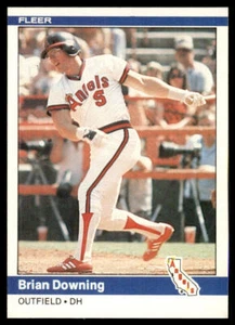 1984 Fleer #515 Brian Downing - Picture 1 of 2