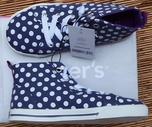 CARTER'S "ANGIE - SC" TODDLER GIRL'S HIGH-TOP CANVAS ELASTIC LACE ATHLETIC SHOE - Picture 1 of 4